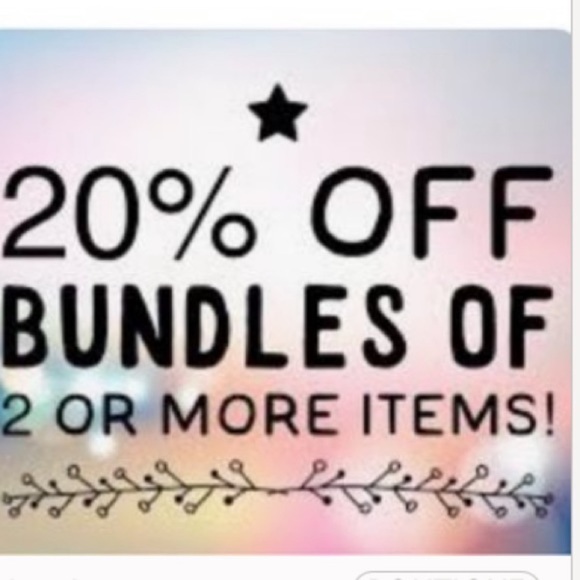 Bundle 2 or more items together and get 20 percent off!! - Picture 1 of 1